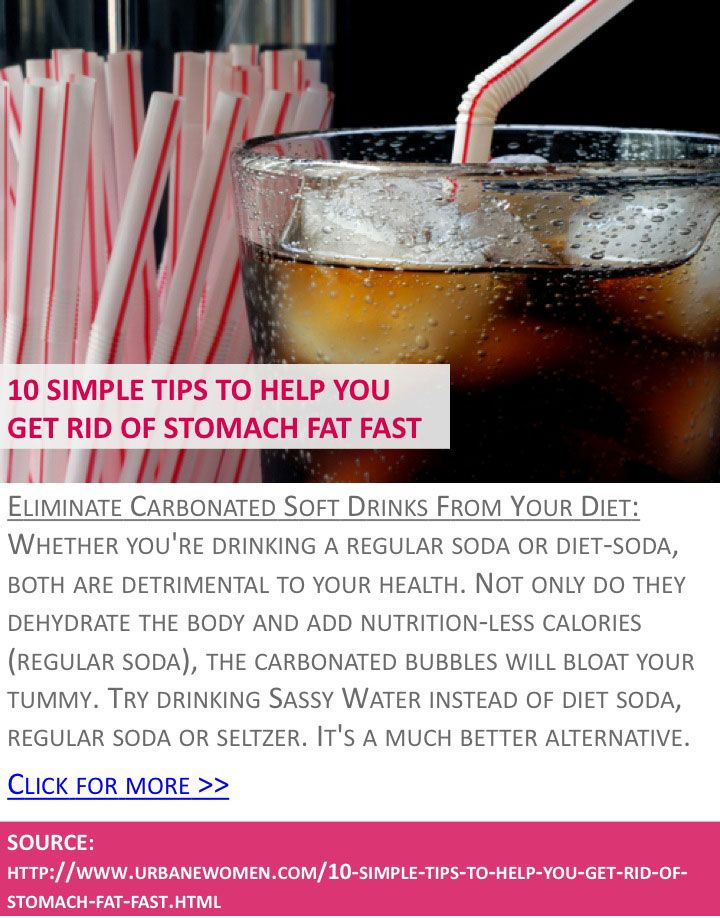 10 Simple Tips To Help You Get Rid Of Stomach Fat Fast!