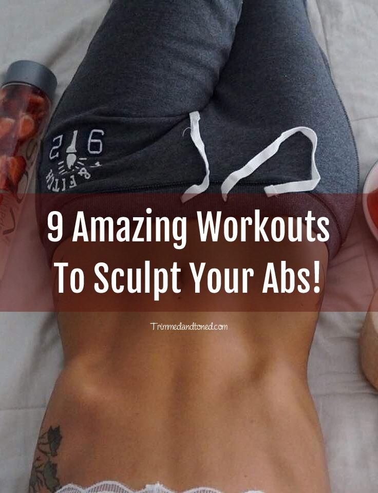 Check out the flat belly workouts to help sculpt your abs ...