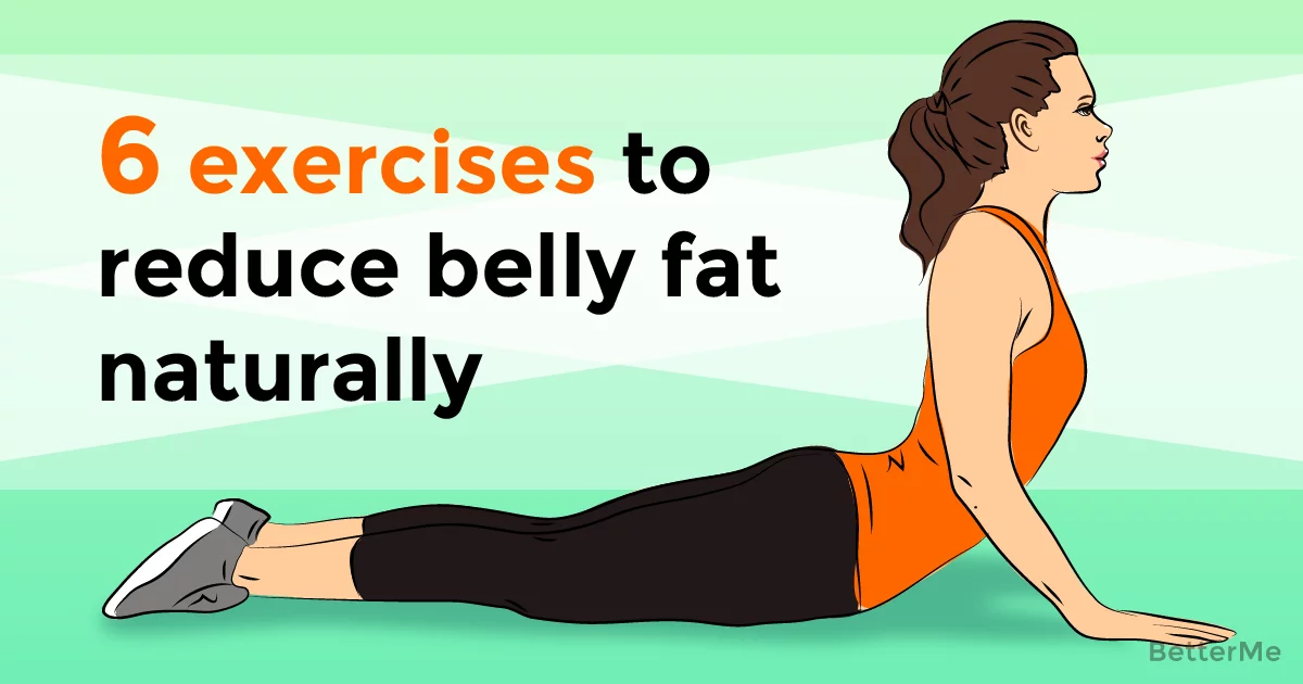 6 exercises to reduce belly fat naturally at home