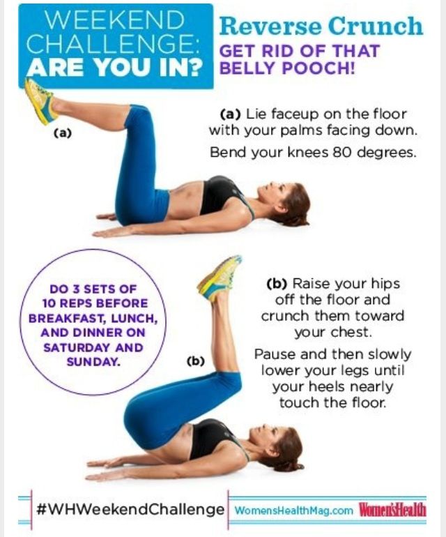 Get rid of belly pooch