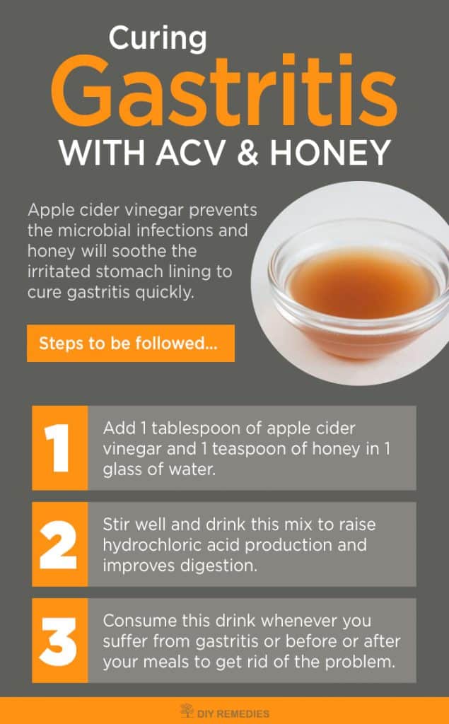 How to Cure Gastritis using Apple Cider Vinegar