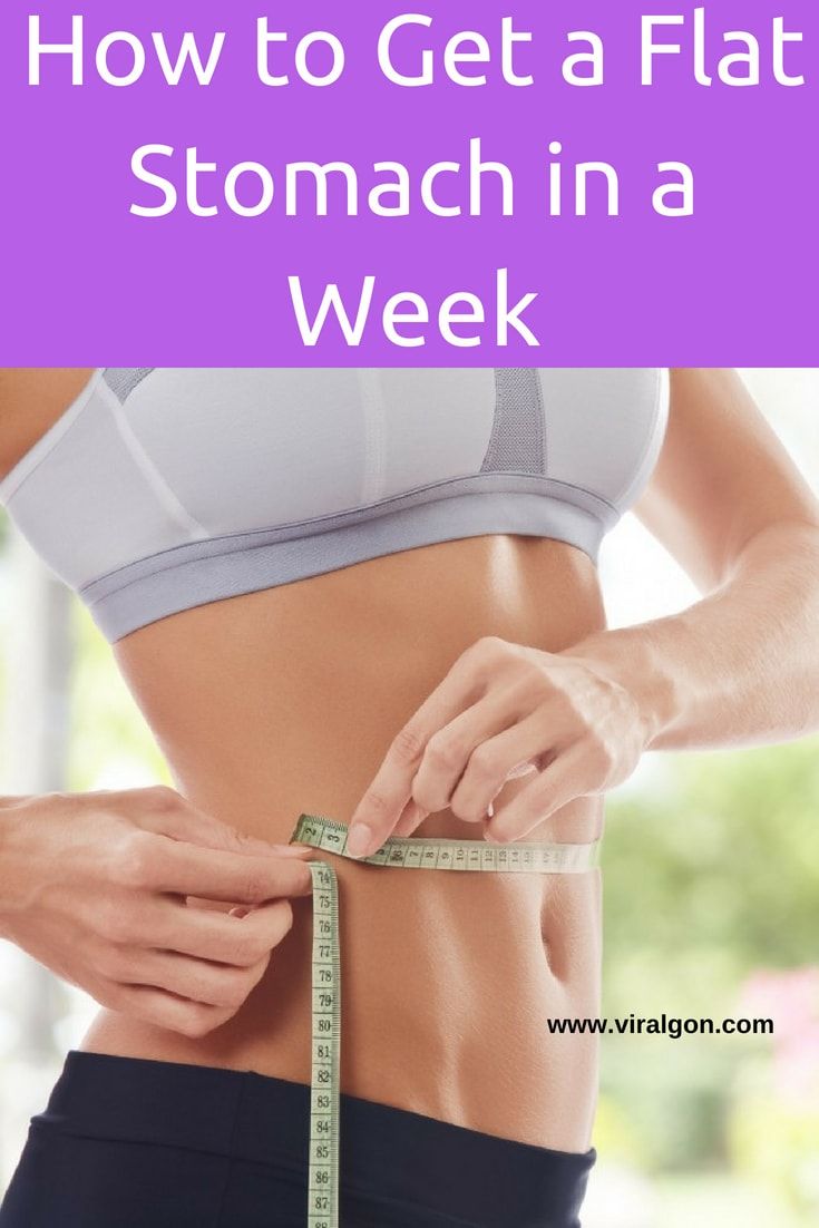 How to Get a Flat Stomach in a Week