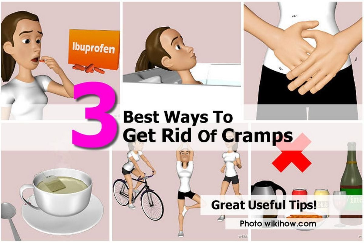 Cramps illness. Get rid of. Get rid of something.