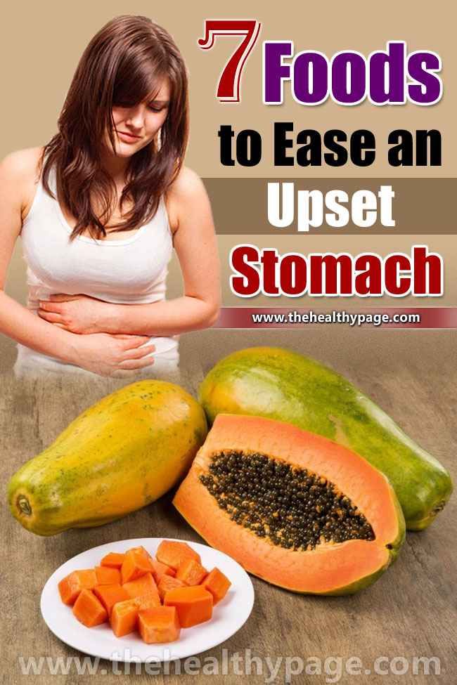 7 Foods to Ease an Upset Stomach