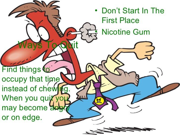 Anti chewing tobacco