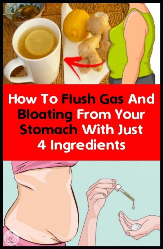 How to float gas from your stomach with only 4 ingredients ...