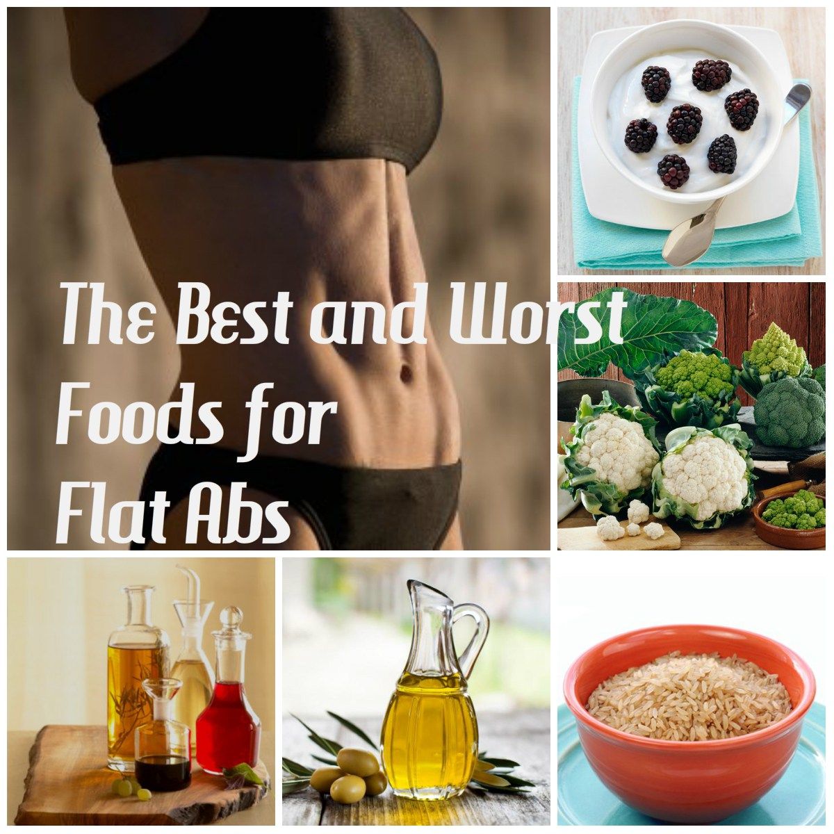 The Best and Worst Foods for Flat Abs
