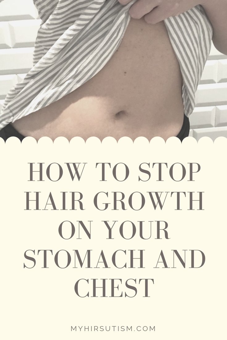 Unwanted hair on chest and stomach can be so frustrating ...