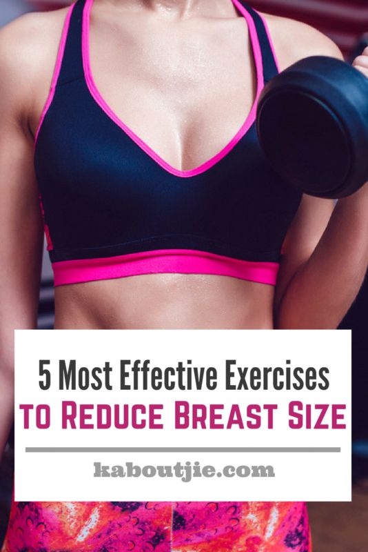 Pin on Breast reduction workout