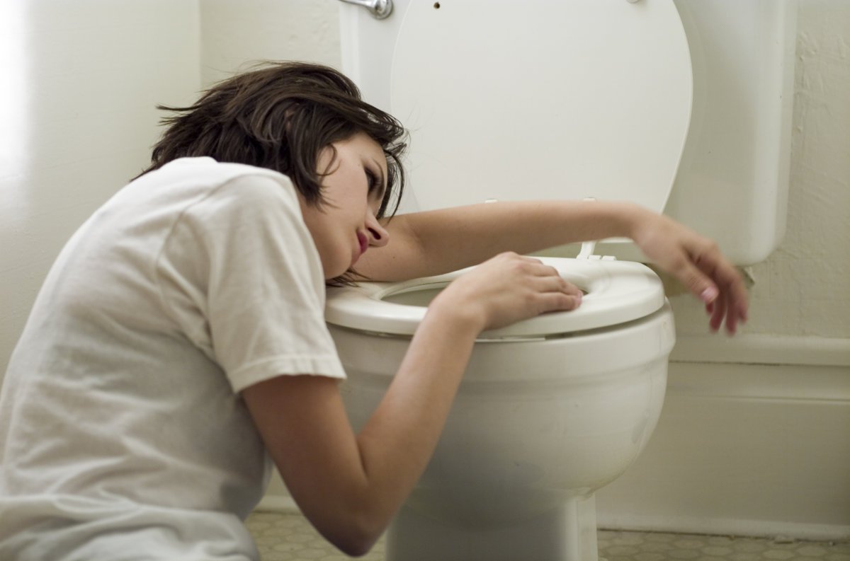 Why do stomach bugs make you throw up?