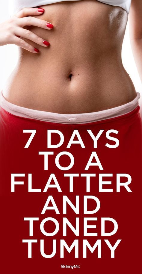 7 Days to a Flatter and Toned Tummy