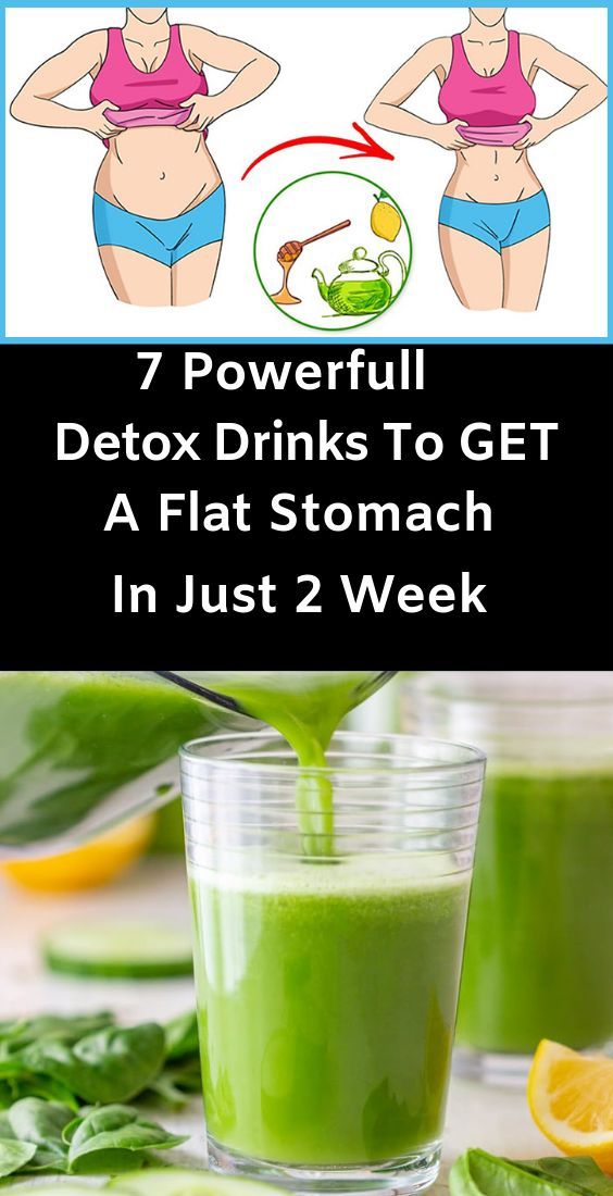 7 Powerfull Detox Drinks To Get A flat Stomach In Just 2 ...