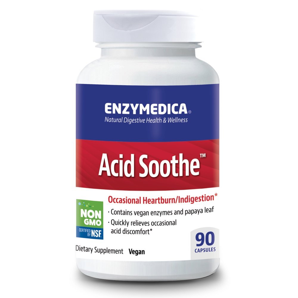Enzymedica, Acid Soothe, Promotes Relief from Heartburn ...