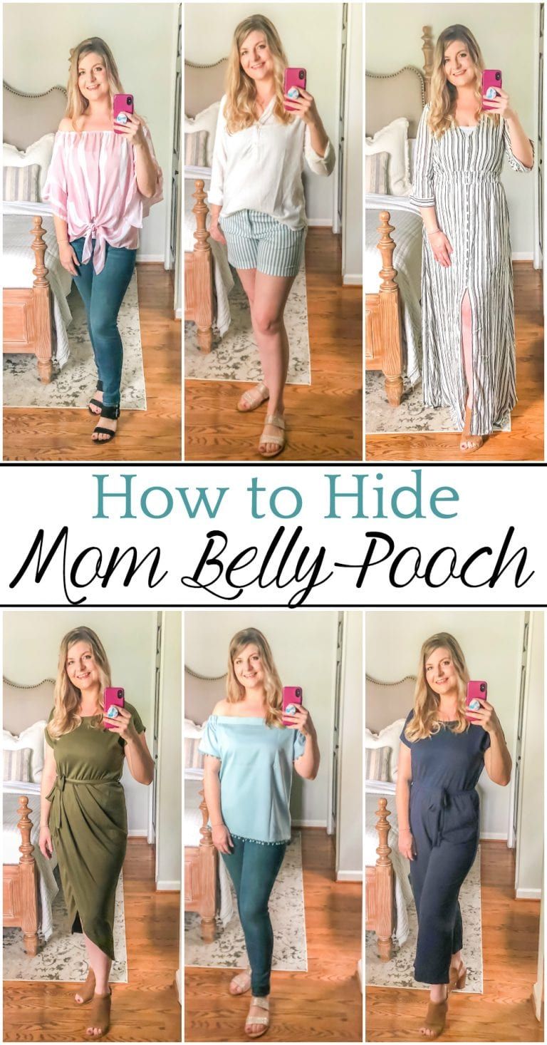 How to Dress to Hide Mom Belly Pooch