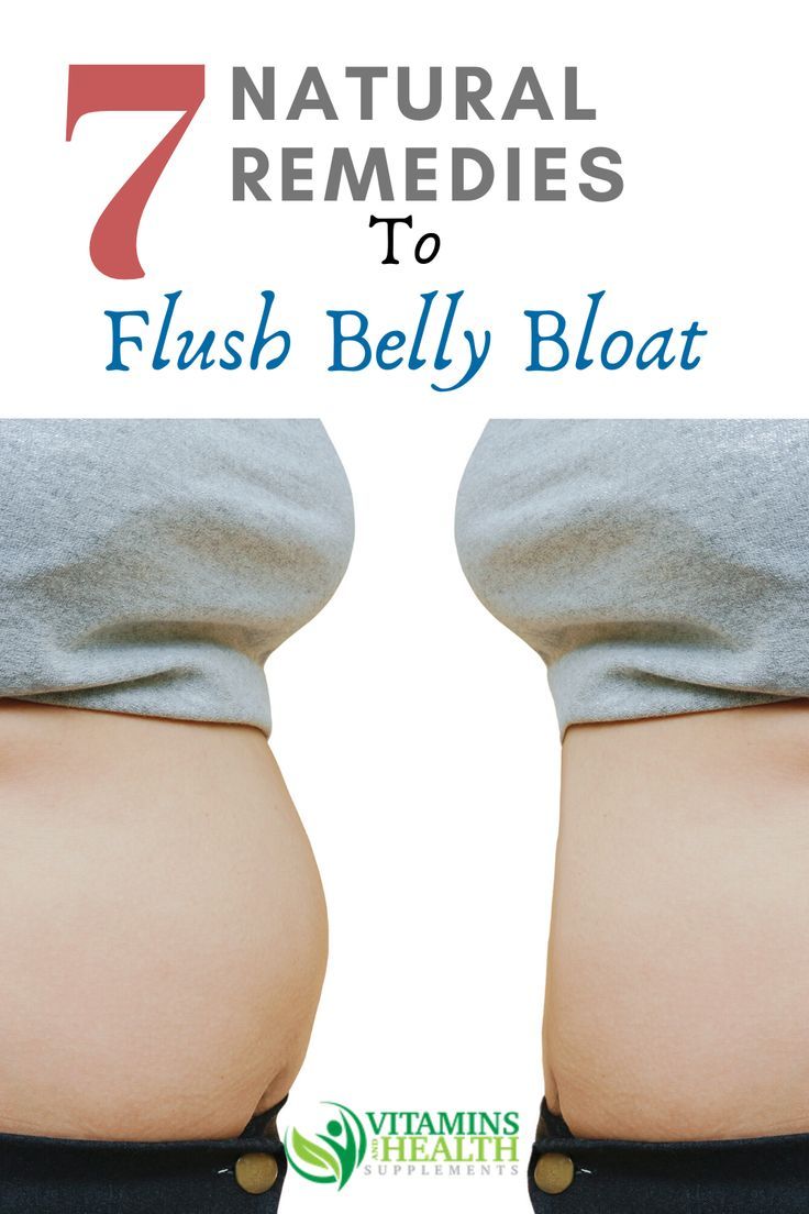 Natural Remedies to Flush Belly Bloat