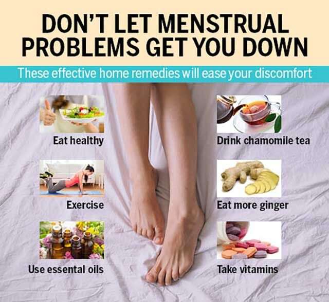 Home remedies for menstrual problems