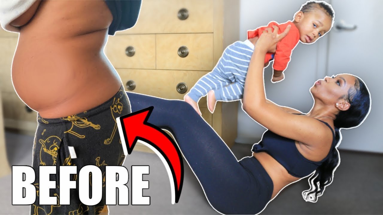 HOW TO LOSE WEIGHT &  GET A FLAT STOMACH AFTER C SECTION (50lbs WEIGHT ...