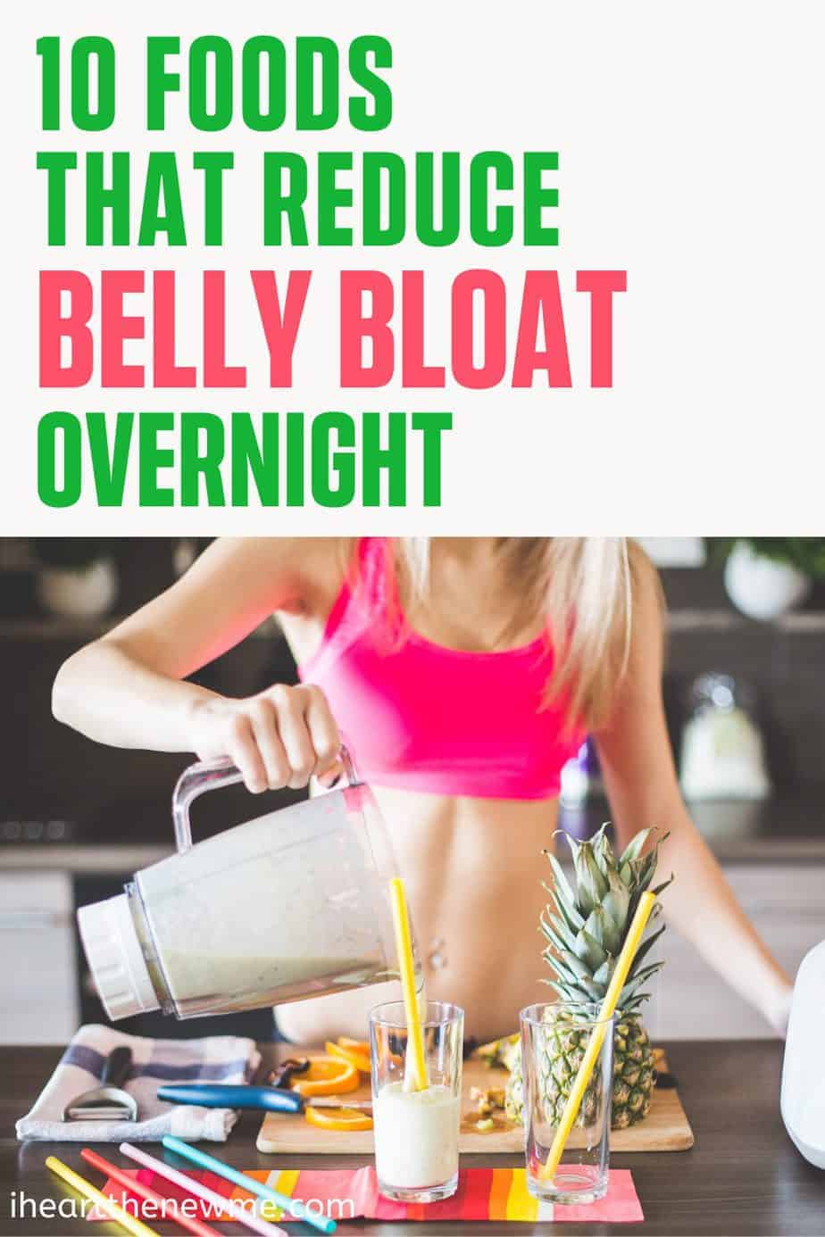 10 Foods To Reduce Belly Bloat (Any of them will work)