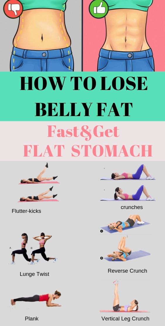 11 Best Exercises To Lose Belly Fat Fast