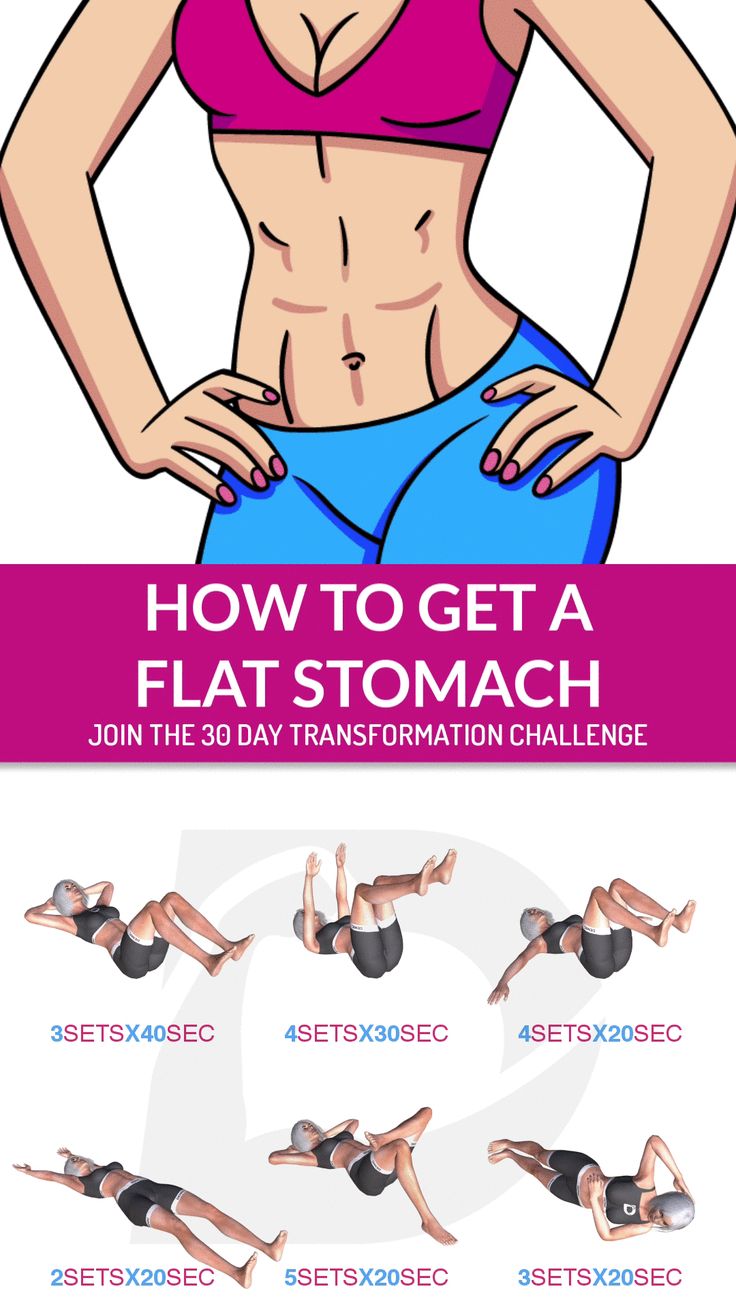 Get a flat stomach without resorting to boring sit