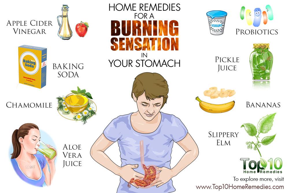 Home Remedies for a Burning Sensation in Your Stomach