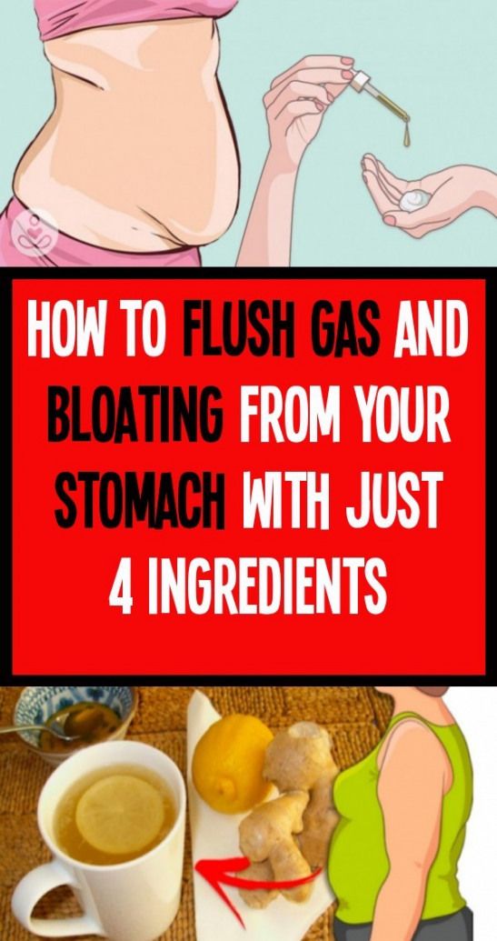 How to flush gas from the body with only 4 ingredients in 2020 ...