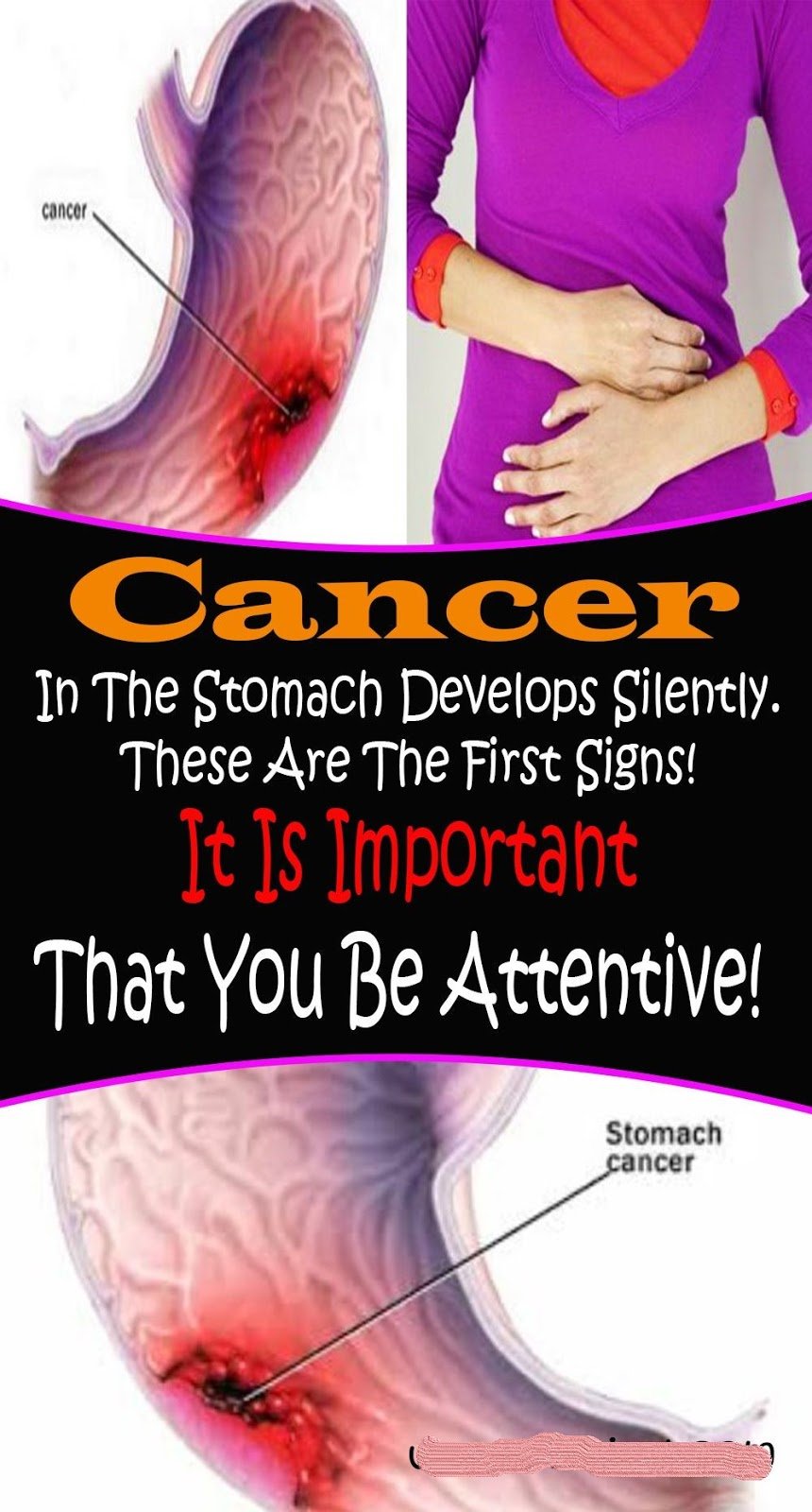 Cancer In The Stomach Develops Silently. These Are The First Signs! It ...