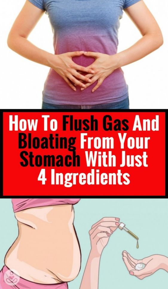 How to flush gas with only 4 ingredients from your intestine? in 2020 ...