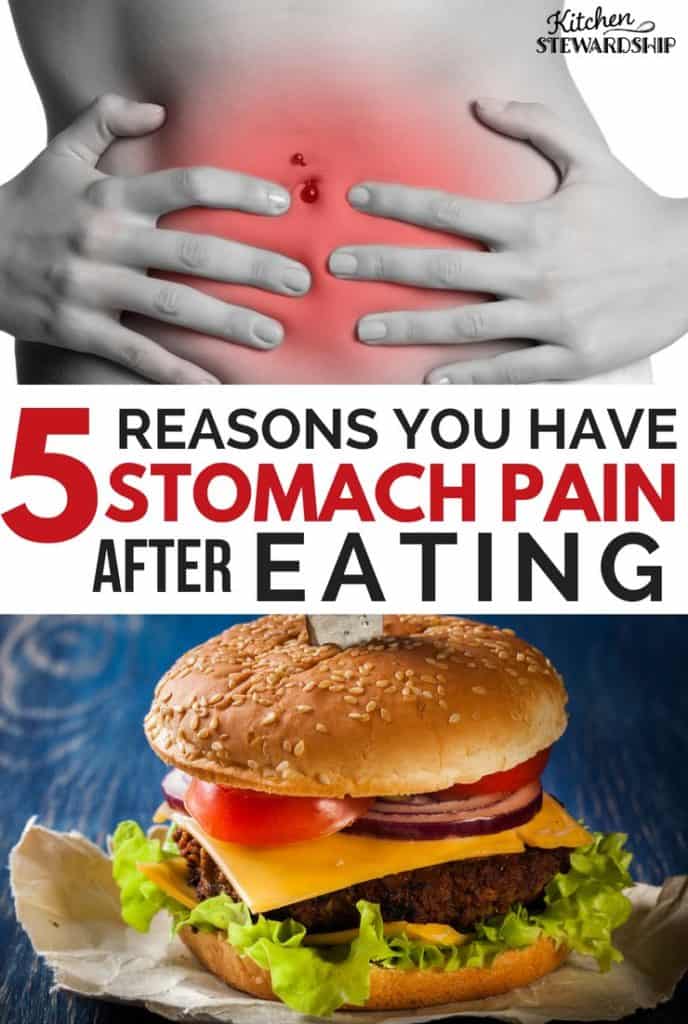 Stomach Pain After Eating? 5 Causes + Natural Remedies