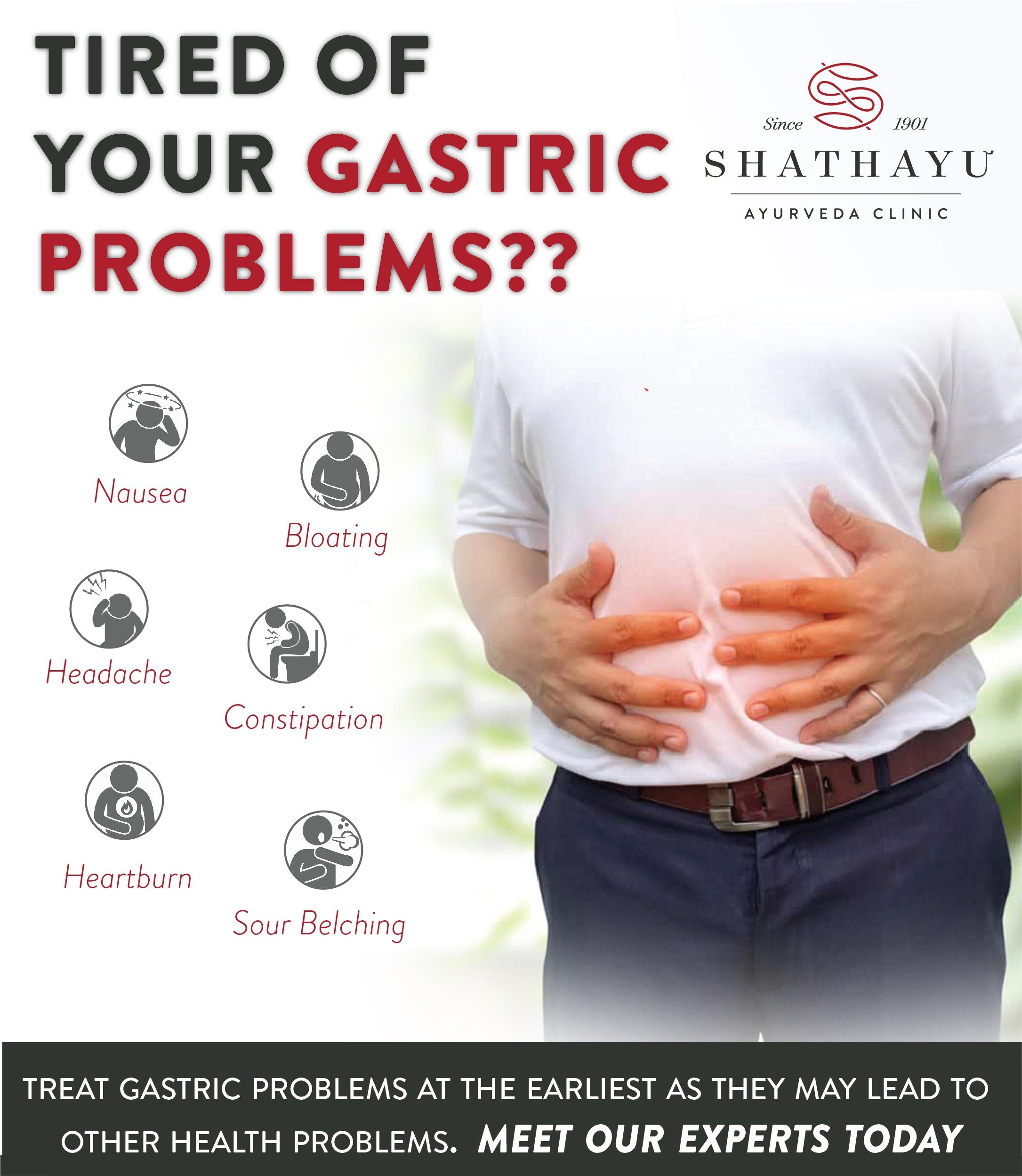 TIRED OF GASTRIC PROBLEMS?