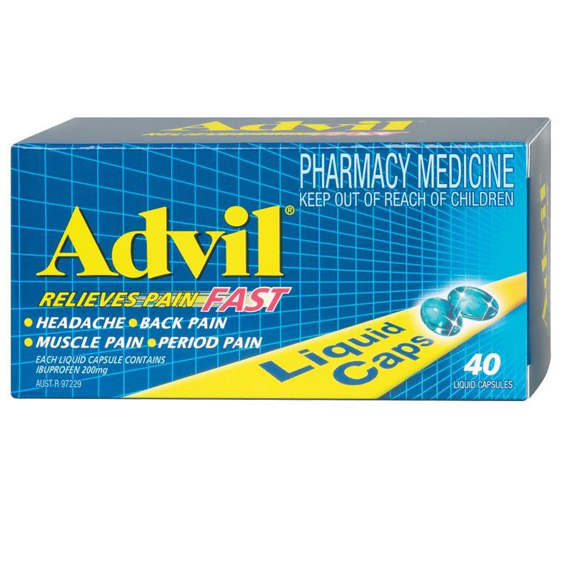 Advil Liquid 40 Capsules