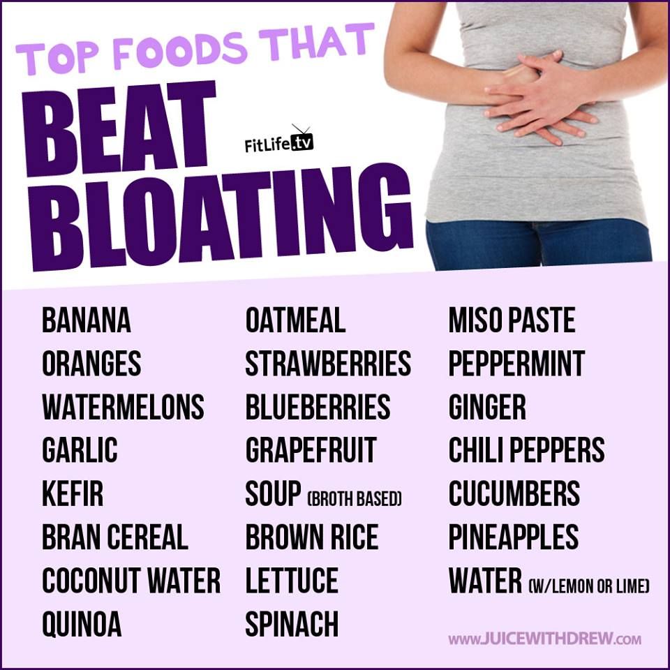 BLOATED? Here are some foods to help you DE