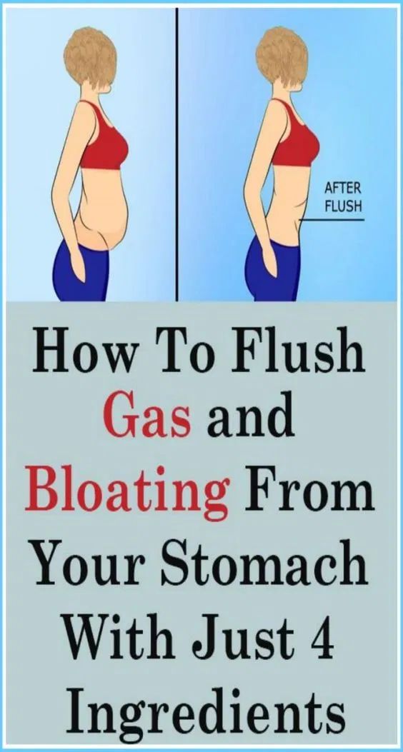 Flush Bloating And Gas From The Stomach With Only Four Ingredients