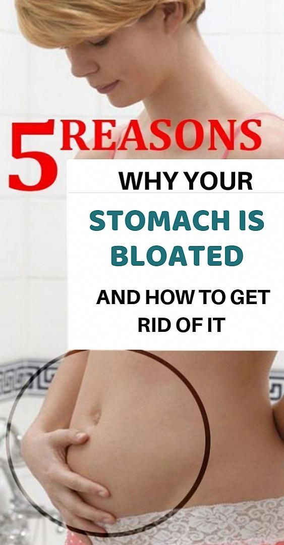 5 Reasons Why Your Stomach Is Bloated and How To Get Rid Of It ...