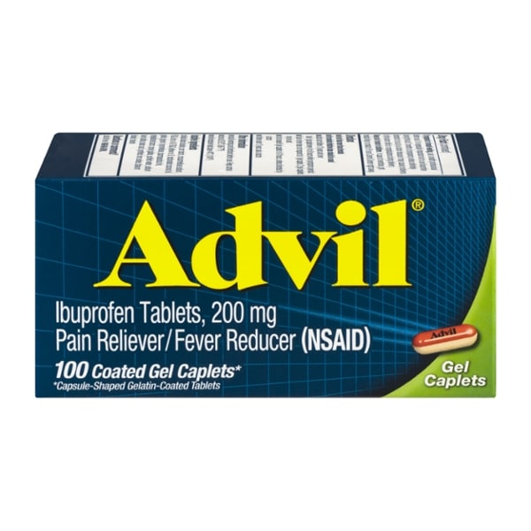 Save on Advil Ibuprofen Pain Relief 200 mg Gel Caplets Order Online ...